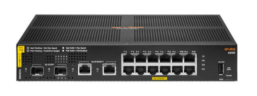 R8N89A - Aruba 6000 12G CL4 2SFP 139W Switch - IT YudaR8N89A